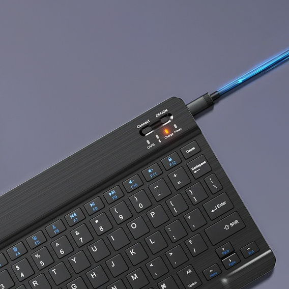 Bezdrôtová mini klávesnica Bluetooth pre tablet, čierny