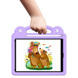 Detské puzdro pre iPad 9.7" 2018/2017 (6/5 gen.) / Pro 9.7" 2016, Cute Patterns, so stojanom, fialové