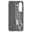 Puzdro Spigen pre Samsung Galaxy S25, Liquid Air, čierne + tvrdené sklo 9H