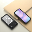 Puzdro Redpepper pre iPhone 17 Pro, vodotesné podľa IP68, pre MagSafe, priehľadné s čiernymi stranami