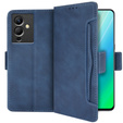 Klapkové puzdro pre Infinix Note 12 5G, Card Slot, tmavomodré