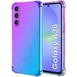 Puzdro pre Samsung Galaxy A36, Gradient Dropproof, Fialová / modrá