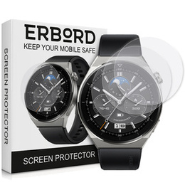 3x ERBORD Hydrogélová fólia pre Huawei Watch GT 3 Pro 46mm