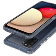 Obal na mobil pre Samsung Galaxy A02s, Fusion Hybrid, priehľadné