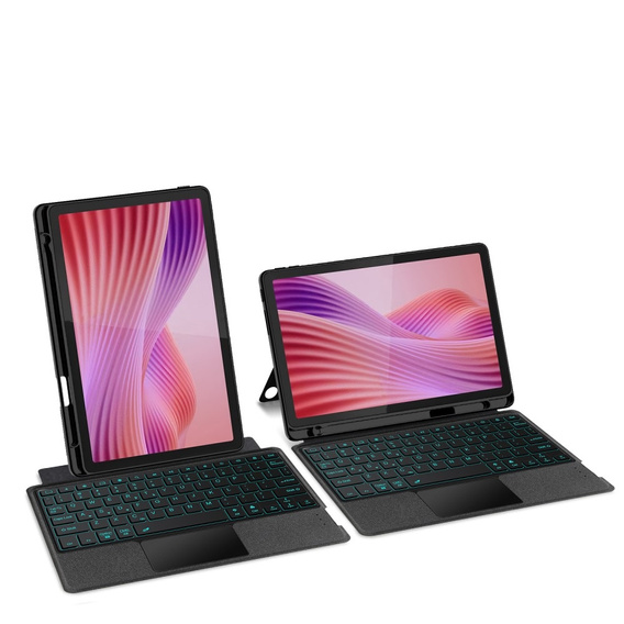 Puzdro + klávesnica Lenovo Tab Plus, čierne