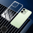 Puzdro pre Oppo Reno 14, vystužené, s ochranou fotoaparátu, priehľadné