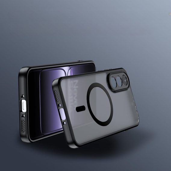 Puzdro pre OnePlus Nord 5, pre MagSafe, ERBORD Matt Case, čierny