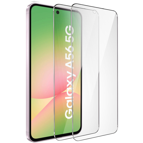 2x tvrdené sklo ERBORD 9H Hard Glass na displeji pre Samsung Galaxy A56 5G