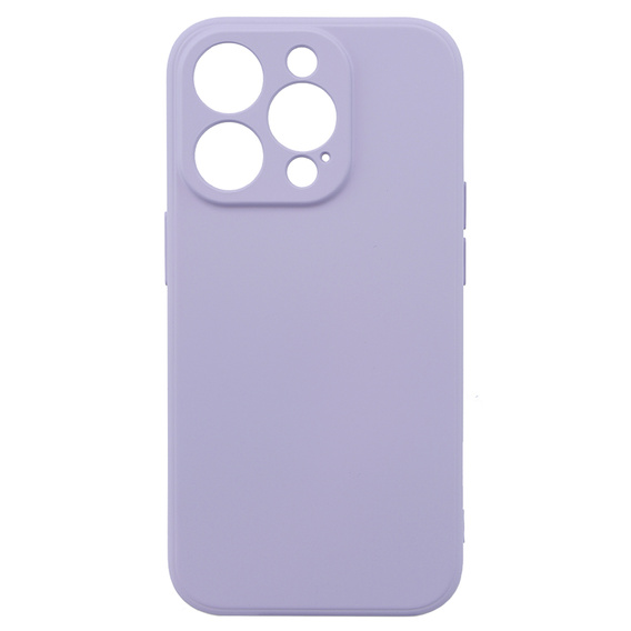 Obal na mobil pre iPhone 15 Pro Max, Silicone Lite, fialové