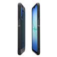 Puzdro Spigen pre Samsung Galaxy A16 4G/ 5G, Rugged Armor MagSafe, čierne + tvrdené sklo 9H