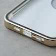 Magnetické puzdro Dual Glass MagSafe pre iPhone 11, zlaté