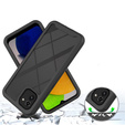 Puzdro pre Samsung Galaxy A03, Shockproof, s fóliou, čierne