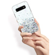 Obal na mobil pre Samsung Galaxy S10 Plus, Glittery, priehľadné