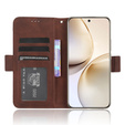 Klapkové puzdro pre Realme 14 Pro 5G, Card Slot, hnedé