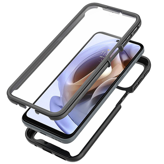 Puzdro pre Motorola Moto G31/G41, Shockproof, s fóliou, modré