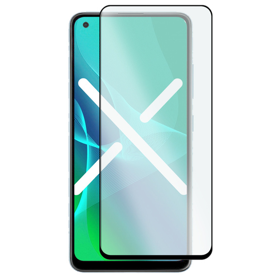 3D tvrdené sklo pre Motorola Moto G52 4G, modré