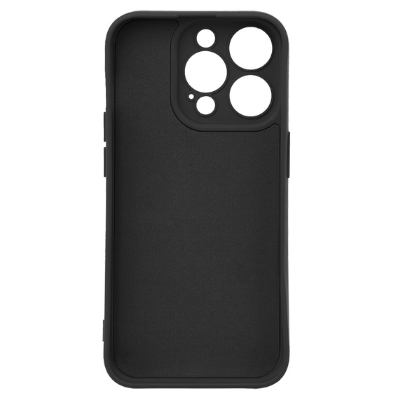 Obal na mobil pre iPhone 15 Pro Max, Silicone Lite, čierne