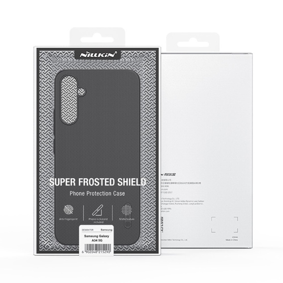 NILLKIN puzdro pre Samsung Galaxy A34 5G, Super Frosted Shield Case, čierne