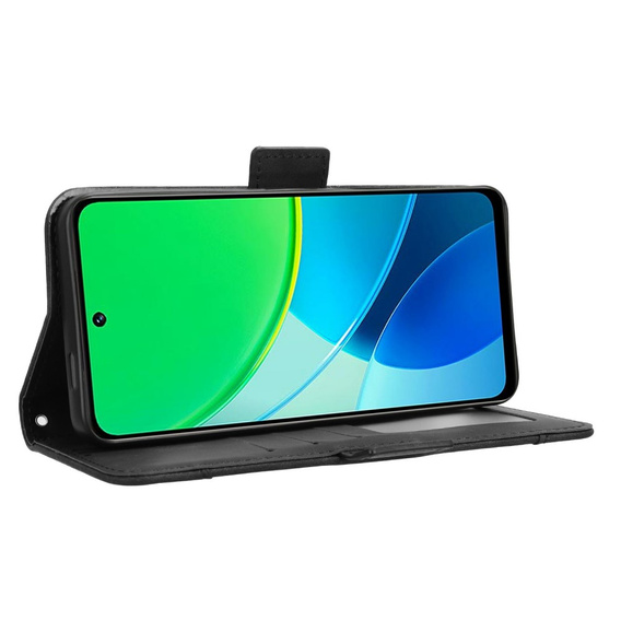 Klapkové puzdro pre Vivo Y19s, Card Slot, čierne