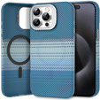 Puzdro pre iPhone 15 Pro Max, Frame Kickstand, pre MagSafe, Moon Blue