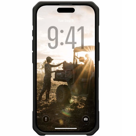 Urban Armor Gear Obal na mobil pre iPhone 15 Plus, Monarch Pro Kevlar MagSafe, čierne