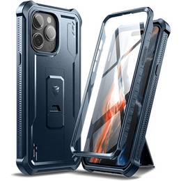 Obrnené puzdro pre iPhone 14 Pro Max, Dexnor Full Body, tmavomodré