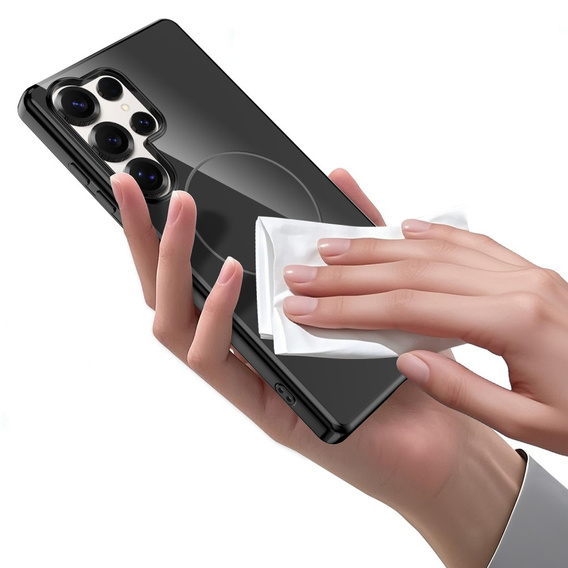 Puzdro pre Samsung Galaxy S25 Ultra, GKK Leather, čierne