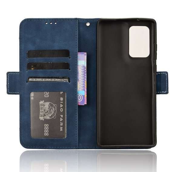 Klapkové puzdro pre Motorola Edge 50 Fusion 5G, Card Slot, tmavomodré