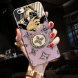 Fashion Obal na mobil pre iPhone 6/6s, fialové