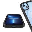 Puzdro pre iPhone 14, Shockproof, s fóliou, čierne