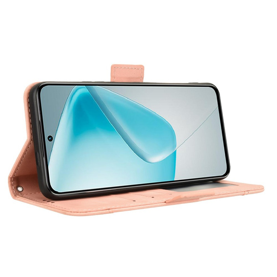 Klapkové puzdro pre Infinix Hot 50 Pro 4G, Card Slot, ružové