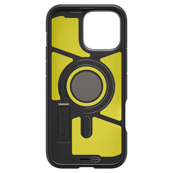 Puzdro Spigen pre iPhone 16 Pro Max, Tough Armor Mag MagSafe, sivé + tvrdené sklo 9H