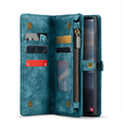 CASEME puzdro pre Samsung Galaxy S25 Ultra, Retro Leather Wallet, s remienkom, zelený