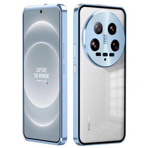 Puzdro pre Xiaomi 14 Ultra, Magnetic Dual Glass, modré