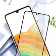 Amorus Full Glue tvrdené sklo pre Samsung Galaxy A25 5G, čierny rám