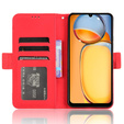 Klapkové puzdro pre Xiaomi Redmi 13C / Poco C65, Card Slot, červené
