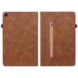 Puzdro pre Lenovo Tab M10 10.1 Gen 3, Wallet Pen Slot, hnedé