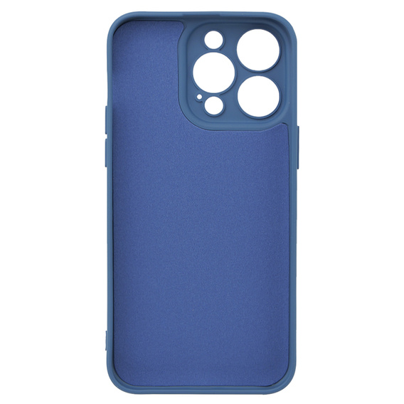 Obal na mobil pre iPhone 15 Pro Max, Silicone Lite, tmavomodré