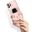 Obal na mobil pre iPhone 14 Pro Max, Astronaut, ružové rose gold