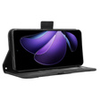 Klapkové puzdro pre Oppo Reno 13F / Oppo Reno 13FS, Card Slot, čierne