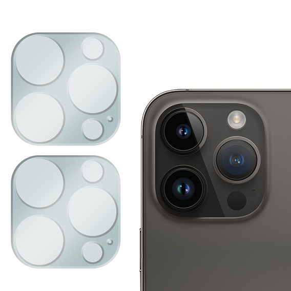2x tvrdené sklo ERBORD na kameru iPhone 12 Pro Max