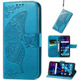 Klapkové puzdro pre OnePlus Nord 4, Butterfly, modré