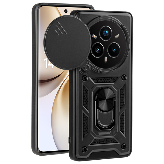 Obal na mobil pre Realme 14 Pro 5G, CamShield Slide, čierne