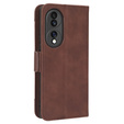 Klapkové puzdro pre Honor 70 5G, Card Slot, hnedé