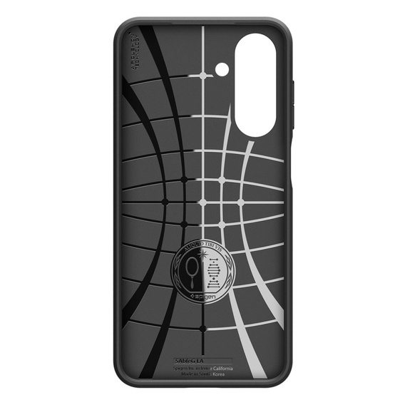 Puzdro Spigen pre Samsung Galaxy A26 5G, Liquid Air, čierne + tvrdené sklo 9H