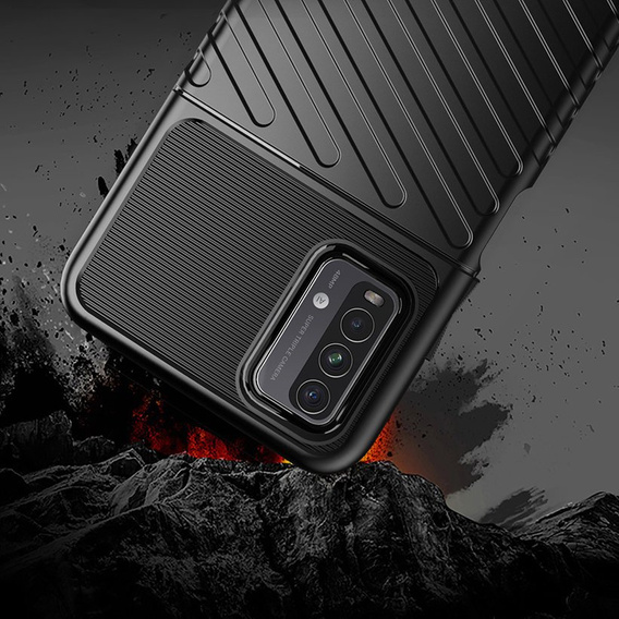 Obal na mobil pre Xiaomi Redmi 9T, Thunder, čierne