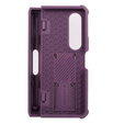 Obrnené puzdro pre Samsung Galaxy Z Fold 4 5G, Dexnor Full Body S-Pen Slot, fialové