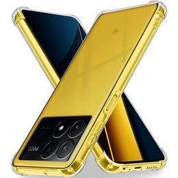 Obal na mobil pre Xiaomi Poco F6 Pro, Dropproof, priehľadné