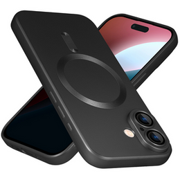 Puzdro pre iPhone 16, ColorMag, pre MagSafe, čierne