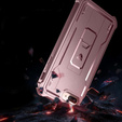 Obrnené puzdro pre iPhone 7 Plus / 8 Plus, Dexnor Full Body, ružové rose gold